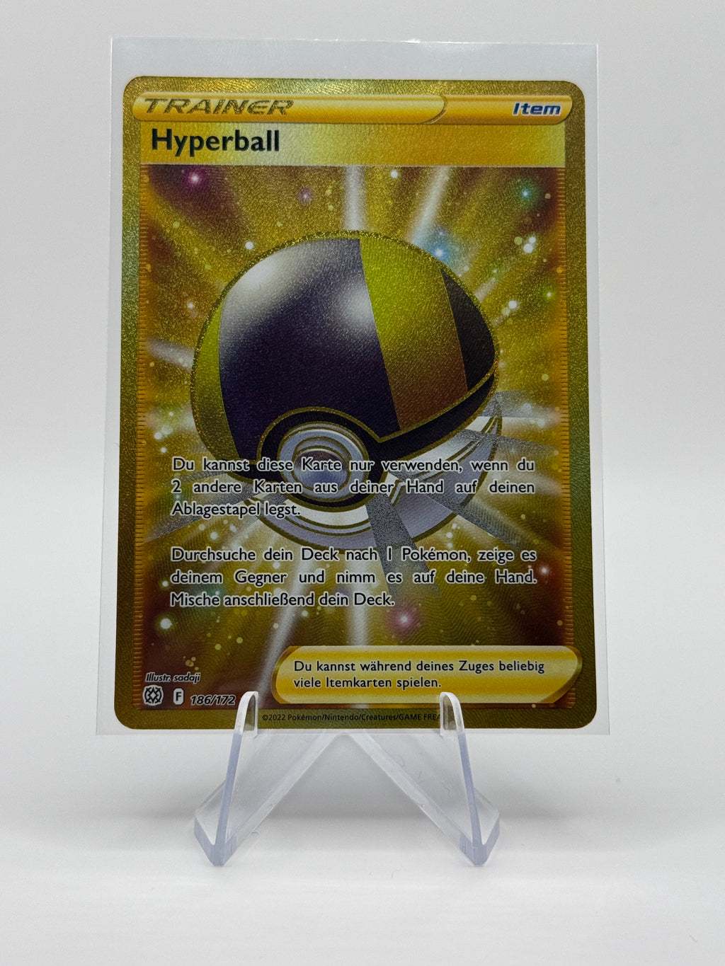 Hyperball (Gold) | Secret Rare | 186/172 | Strahlende Sterne | DE