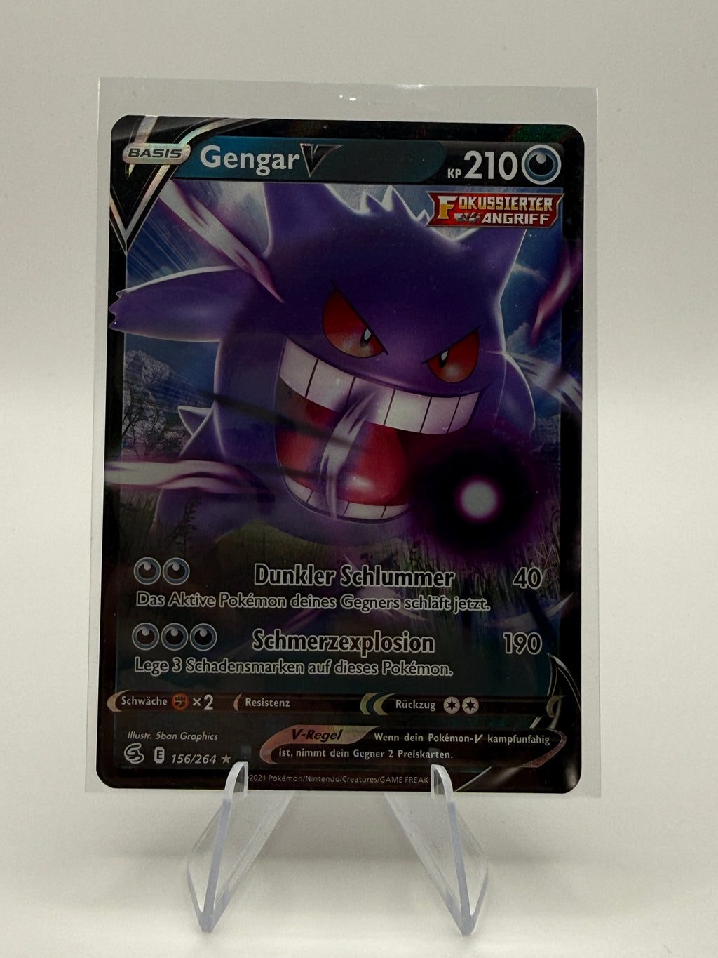 Gengar V | Ultra Rare | 156/264 | Fussionsangriff | DE