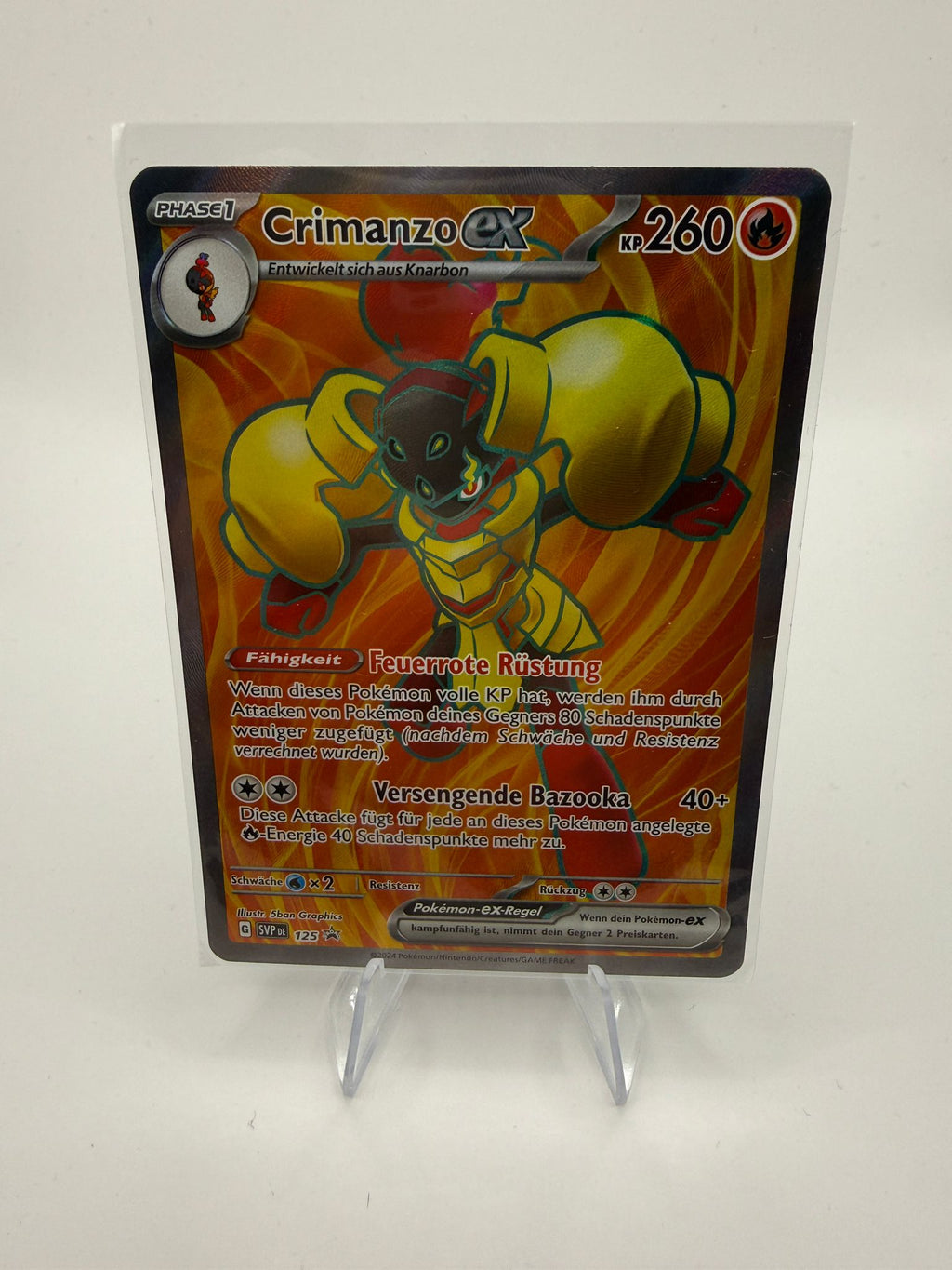 Crimanzo EX | Full Art | 125/182 | Black Star Promo | DE