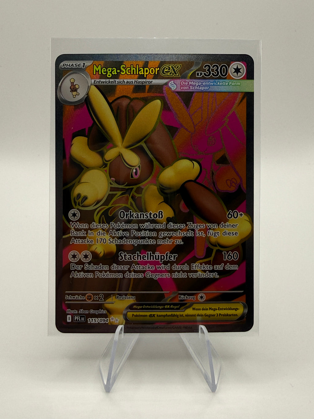 Mega-Schlapor ex | Phase 1 | 115/094 | Fatale Flammen | DE