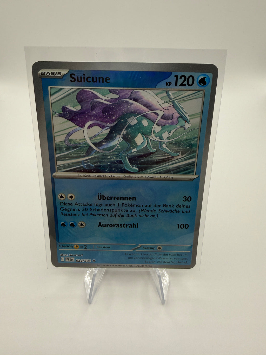 Suicune | Master Ball Reverse | 024/131 | Prismatische Entwicklung |DE