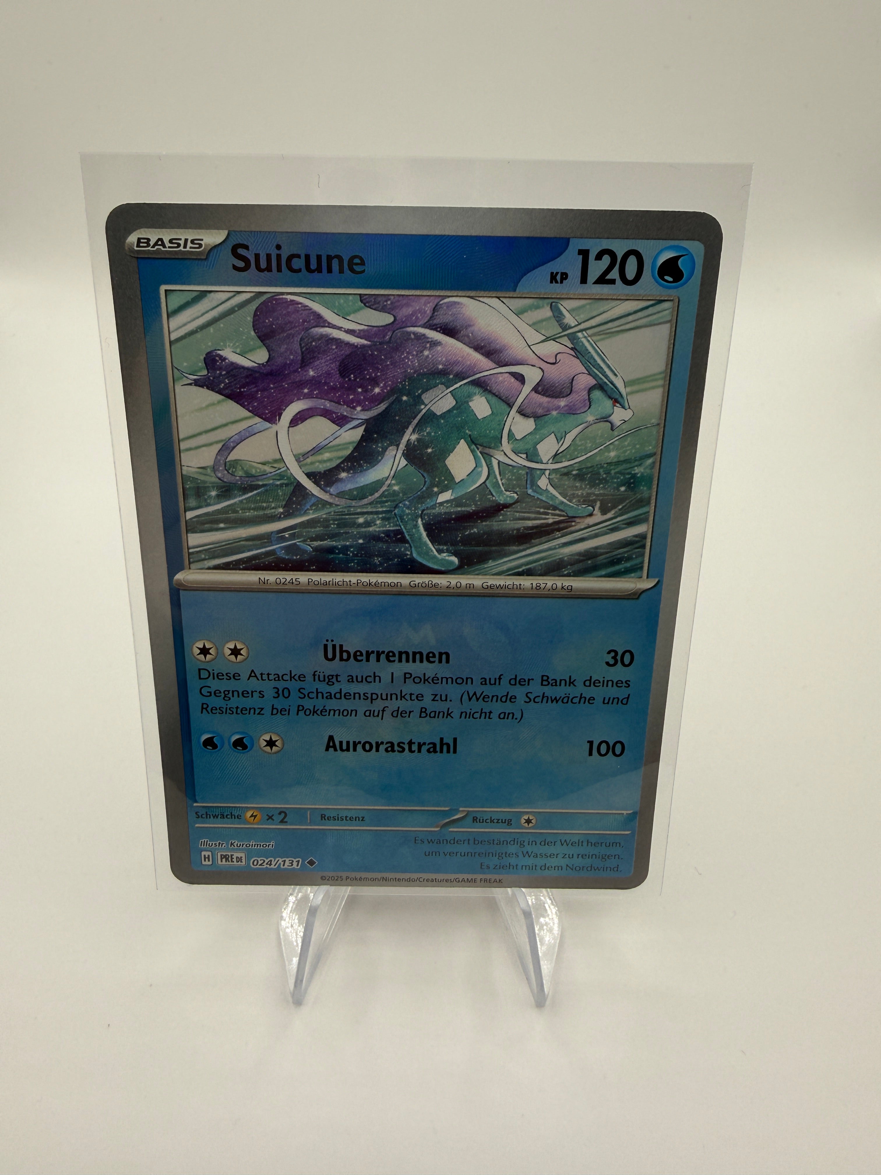 Suicune | Master Ball Reverse | 024/131 | Prismatische Entwicklung |DE