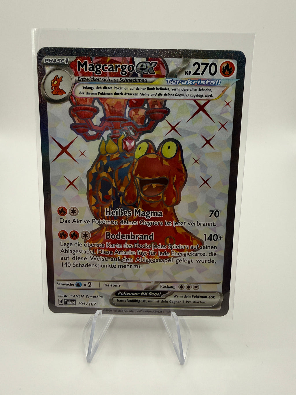 Magcargo ex | Phase 1 | 191/167 | Maskerade im Zwielicht | DE