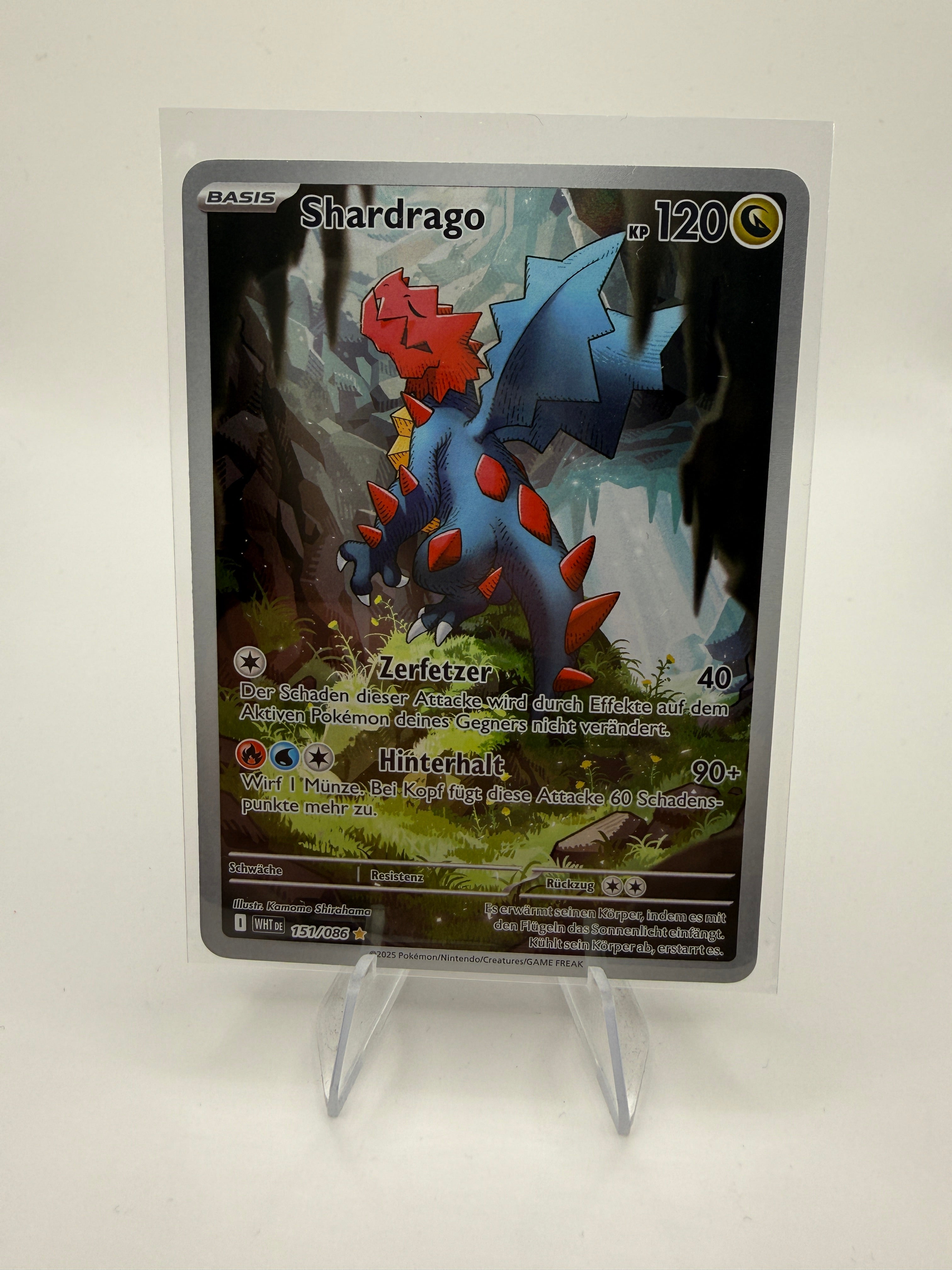 Shardrago | Illustration Rare | 151/086 | Weiße Flammen | DE